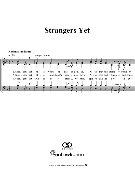 Strangers Yet