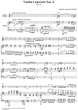 Violin Concerto No. 4 - Piano Score