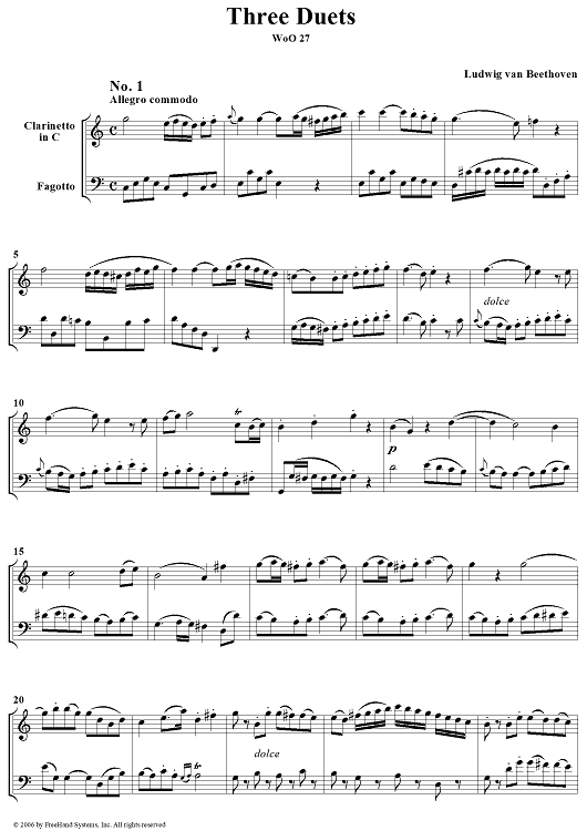 Duet No. 1 in C Major