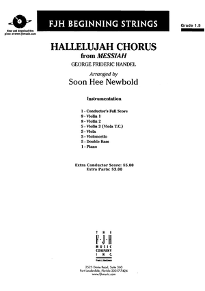 Hallelujah Chorus - from Messiah - Score Cover