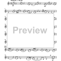 Hymns from "The Southern Harmony" for 2 Violins and Piano - Violin 2