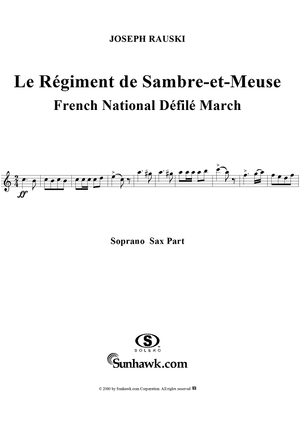 Le Régiment de Sambre-et-Meuse - Soprano Saxophone