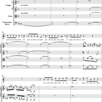 "Dass Träume Träume sind" (recitative), No. 5 from "Die Schuldigkeit des ersten Gebotes", K35 - Full Score