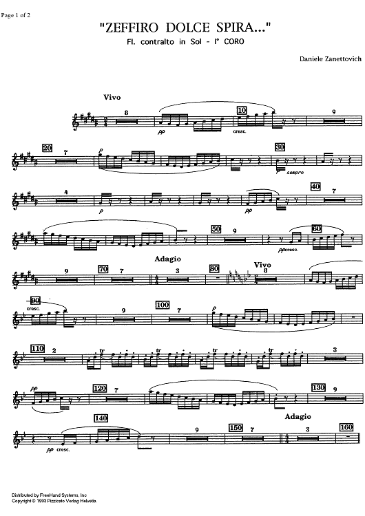 Zeffiro Dolce Spire [set of parts]