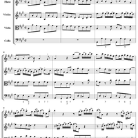 Sonata No. 3 in A major - Score