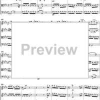 String Quartet No. 11 in E Major, Op. posth. 125, No. 2 - Score