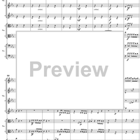 String Octet, Op. 20, Movement 4 - Score