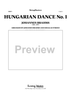 Hungarian Dance No. i - Score