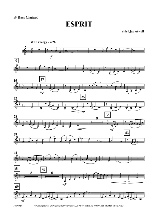 Esprit - Bb Bass Clarinet