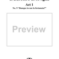 Recitative and Duet: Dunque io son la fortunata?, No. 9 from "Il Barbiere di Siviglia"