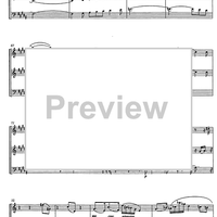 Trio di canzoni - Score