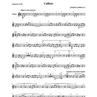 Callisto - Clarinet 2 in B-flat