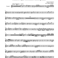 Canzon super Intradam Aechiopicam - Trumpet 1