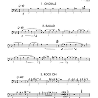 Warm-ups for Beginning Jazz Ensemble - Trombone 1