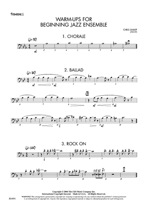 Warm-ups for Beginning Jazz Ensemble - Trombone 1