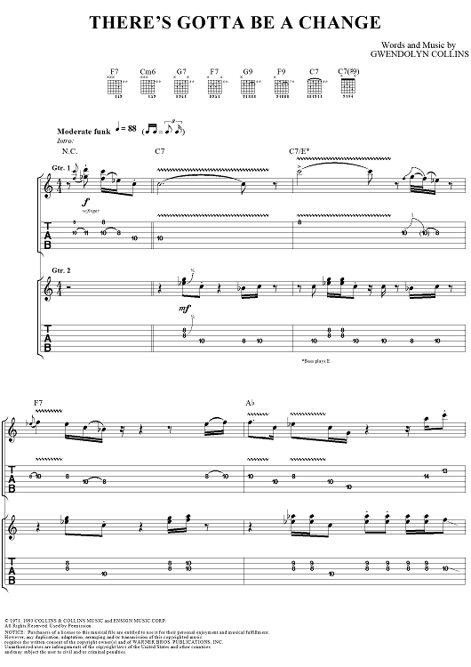 There's Gotta Be a Change