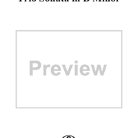 Trio Sonata in B Minor  - Op. 4, No. 12 - Score