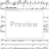 Piano Trio in A Major, HobXV/18 - Piano Score