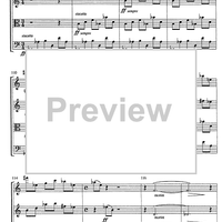Petit quartet de corda (Little string quartet) - Score
