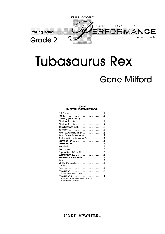 Tubasaurus Rex - Score