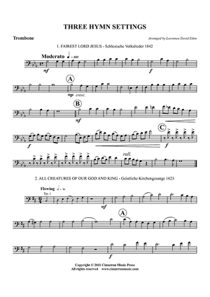 Three Hymn Settings - Trombone