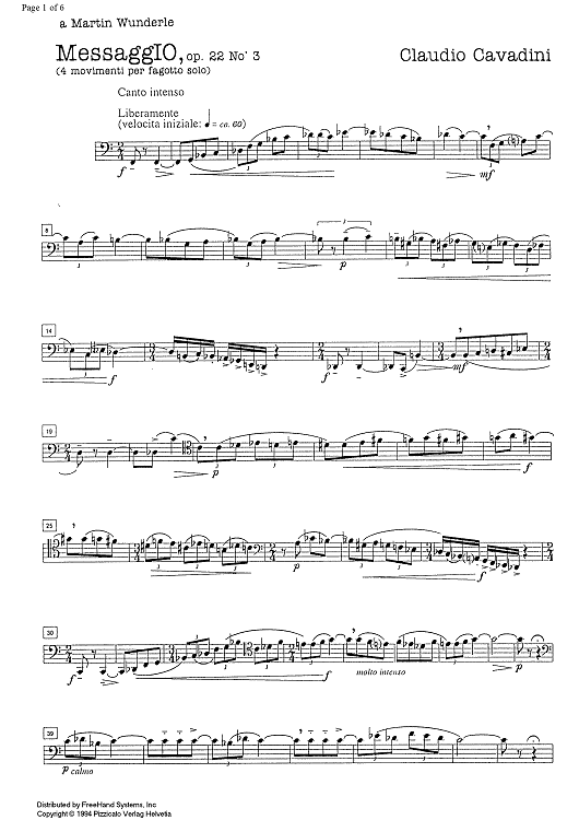 MessaggIO Op.22 No. 3