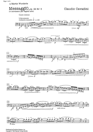 MessaggIO Op.22 No. 3