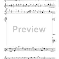 Music for Four, Collection No. 2 - Early Pop Favorites - Part 1 Clarinet in Bb