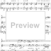 "Ach, bleibe doch, mein liebstes Leben", Aria, No. 4 from Cantata No. 11: "Lobet Gott in seinen Reichen" - Piano Score