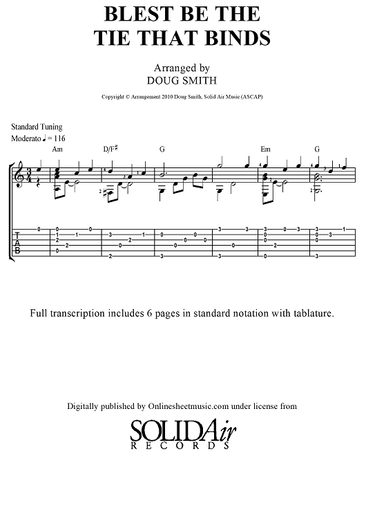 Blest Be The Tie That Binds (No MP3)