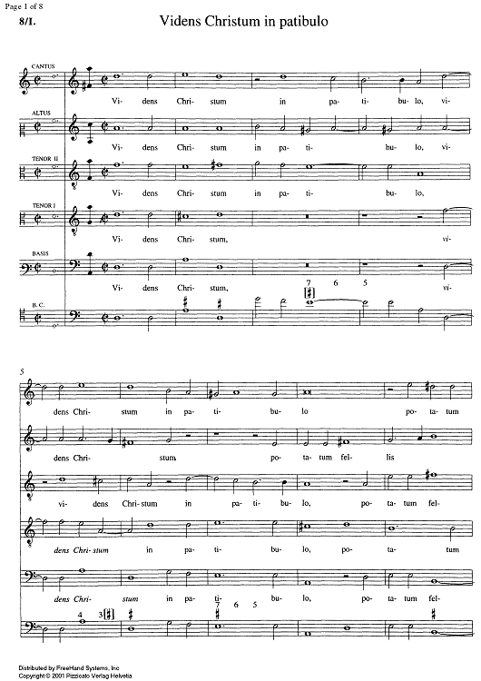 Videns Christum in patibulo