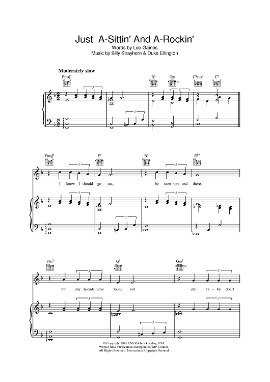 Just A Sittin' And A Rockin'