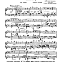 No. 26 - Étude Op. 25, No. 2 (First Version)