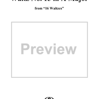 Waltz No. 15 in A Major