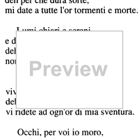 Occhi vaghi e leggiadri