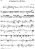 String Quartet in D Minor - Viola