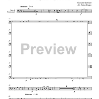 O Magnum Mysterium - Choir 2, Trombone 3