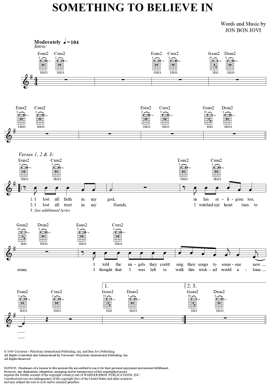 Something to Believe In