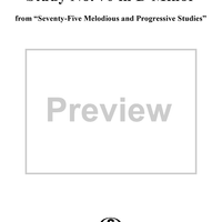 Study No. 70 in D Minor