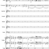 La Finta Giardiniera, Act 1, No. 1 "Introduction" - Full Score