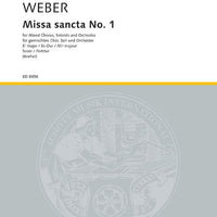 Missa sancta No. 1 Eb major in E flat major - Score
