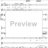 "Gedenk' an Jesu bittern Tod", Duet, No. 6 from Cantata No. 101: "Nimm von uns, Herr, du treuer Gott" - Piano Score