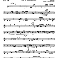 Sonata from "Die bankelsangerlieder" - Horn in F (plus optional part for Trombone)