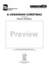 A Ukrainian Christmas - Score