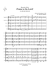 Praise to the Lord! - Score