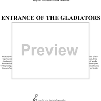 Entrance Of The Gladiators (Thunder and Blazes)