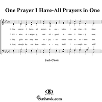 One Prayer I Have-All Prayers in One
