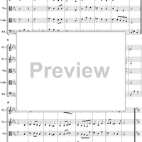 Minuet - No. 7 from "Water Music Suite No. 1 in F" - HWV348 - Score