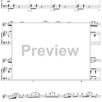 Flute Concerto in G Major, Allegro vivace - Piano