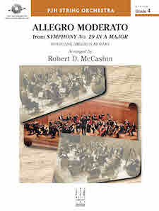 Allegro Moderato from Symphony No. 29 in A Major - Score